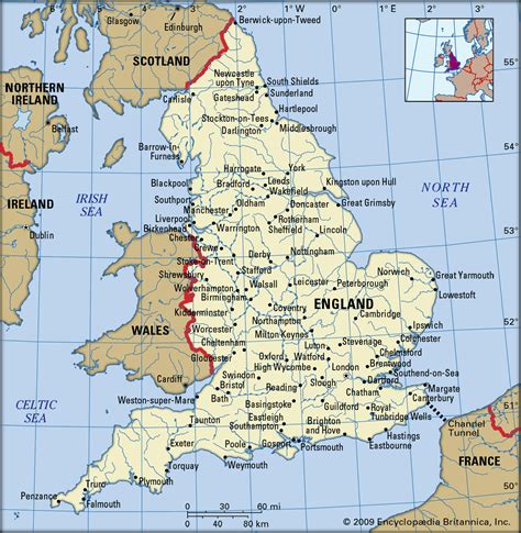 England Maps .